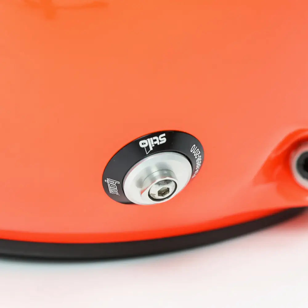 Stilo Wrc Orange Composite Helmet - Snell/Fia Approved With Hans Helmets