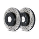 Stoptech Drilled &Amp; Slotted Brake Discs (Rear Pair) Bmw 325 (E90 E91 E92 E93) 05-13