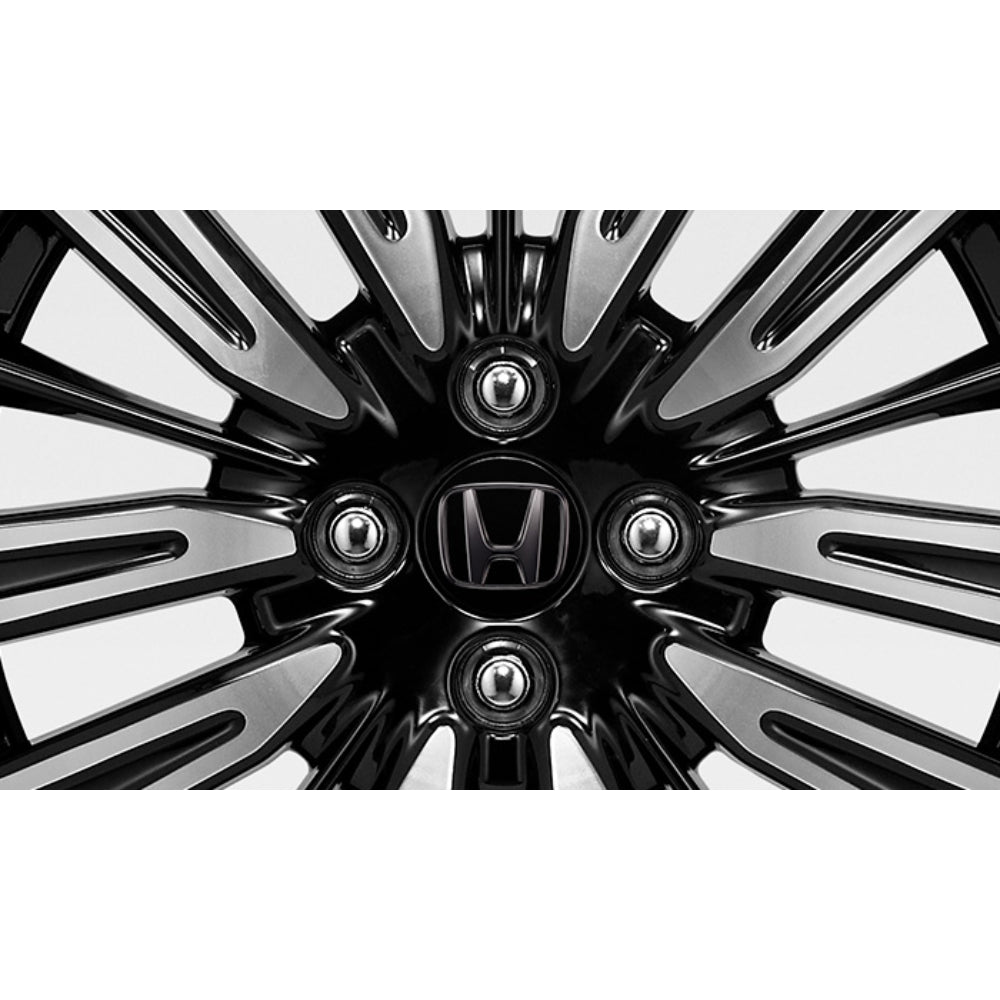 Genuine Honda JDM Alloy Wheel Centre Cap Set Black H Mark Super-ONE / Super-N 26+