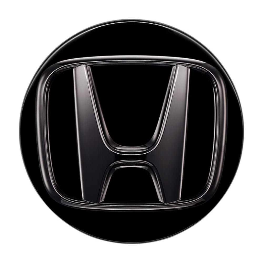 Genuine Honda JDM Alloy Wheel Centre Cap Set Black H Mark Super-ONE / Super-N 26+