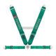 Takata Race 4 Point Harness Snap-On Green FIA Approved