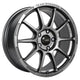 Team Dynamics Pro Race LT Alloy Wheel 17x7 ET38 4x100 Matt Gunmetal 73mm CB