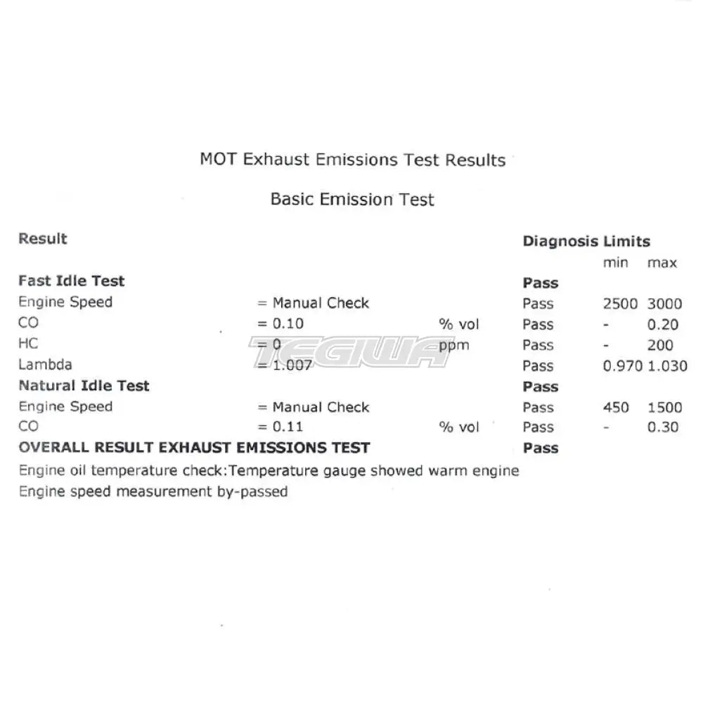 Tegiwa 400 Cell 70mm Cat Downpipe HONDA CIVIC TYPE R EP3 01-06 (MOT Emissions Compliant)