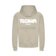 Tegiwa Bubble Puff Style Logo Hoodie Stone Hoodies