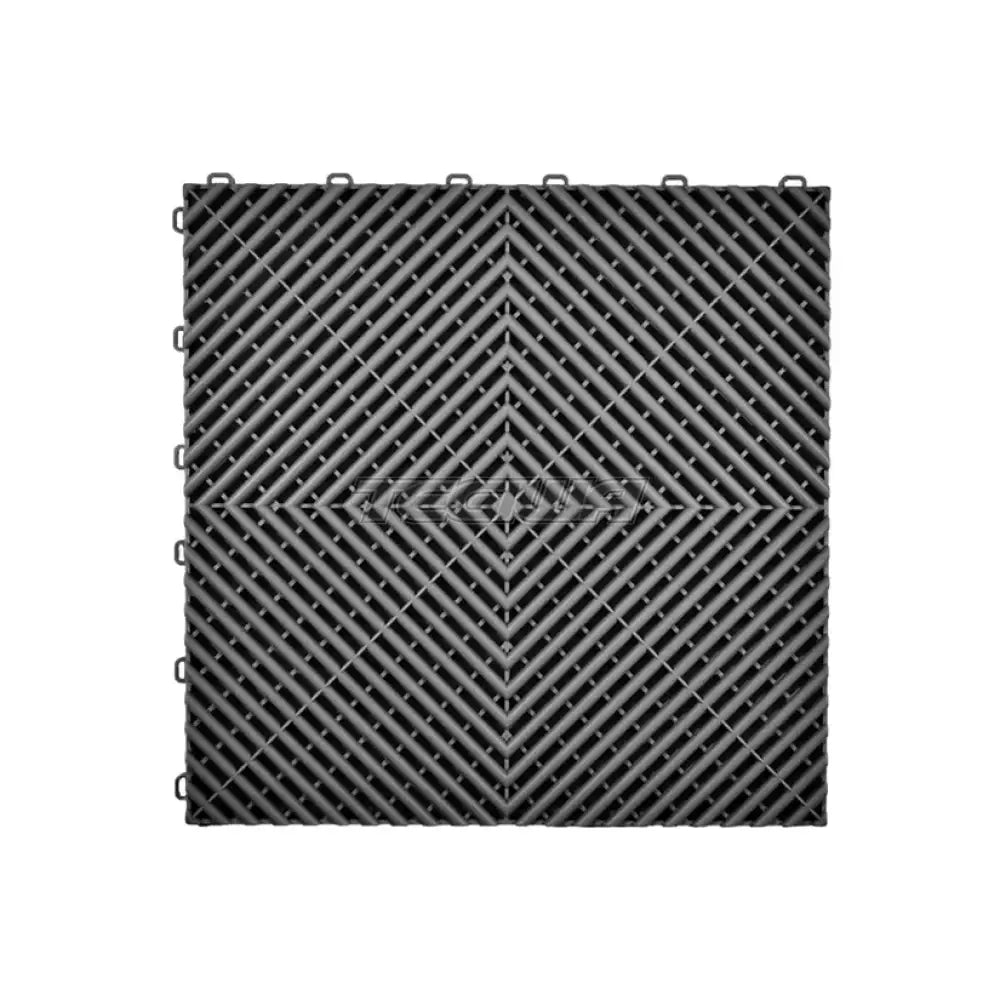 Tegiwa Duramat Vented Garage Workshop Floor Tile Modular Flooring 40x40cm Grey Accessories