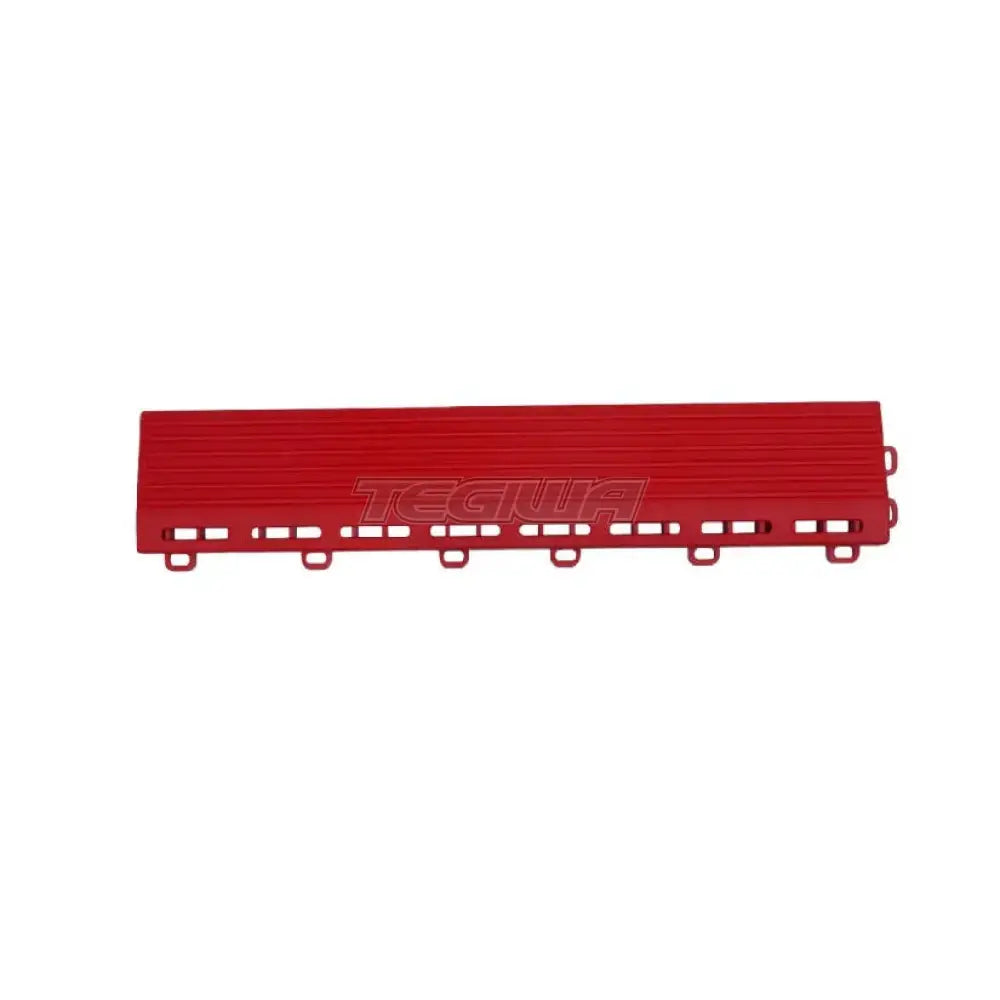Tegiwa Duramat Vented Tile Garage Workshop Edge Ramps 40cm Red / Female (Loop Fit) Accessories