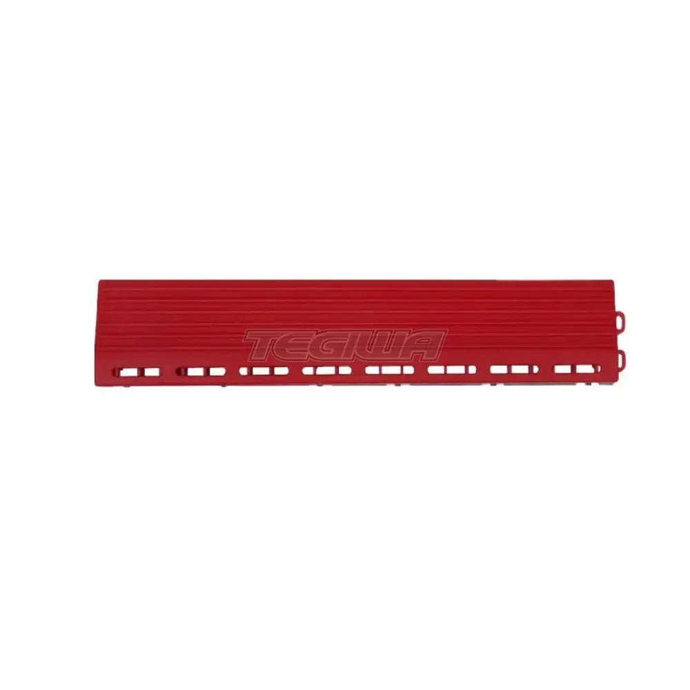 Tegiwa Duramat Vented Tile Garage Workshop Edge Ramps 40cm Red / Male (Hook Fit) Accessories