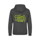 Tegiwa Graffiti Logo Hoodie Charcoal / Small Hoodies