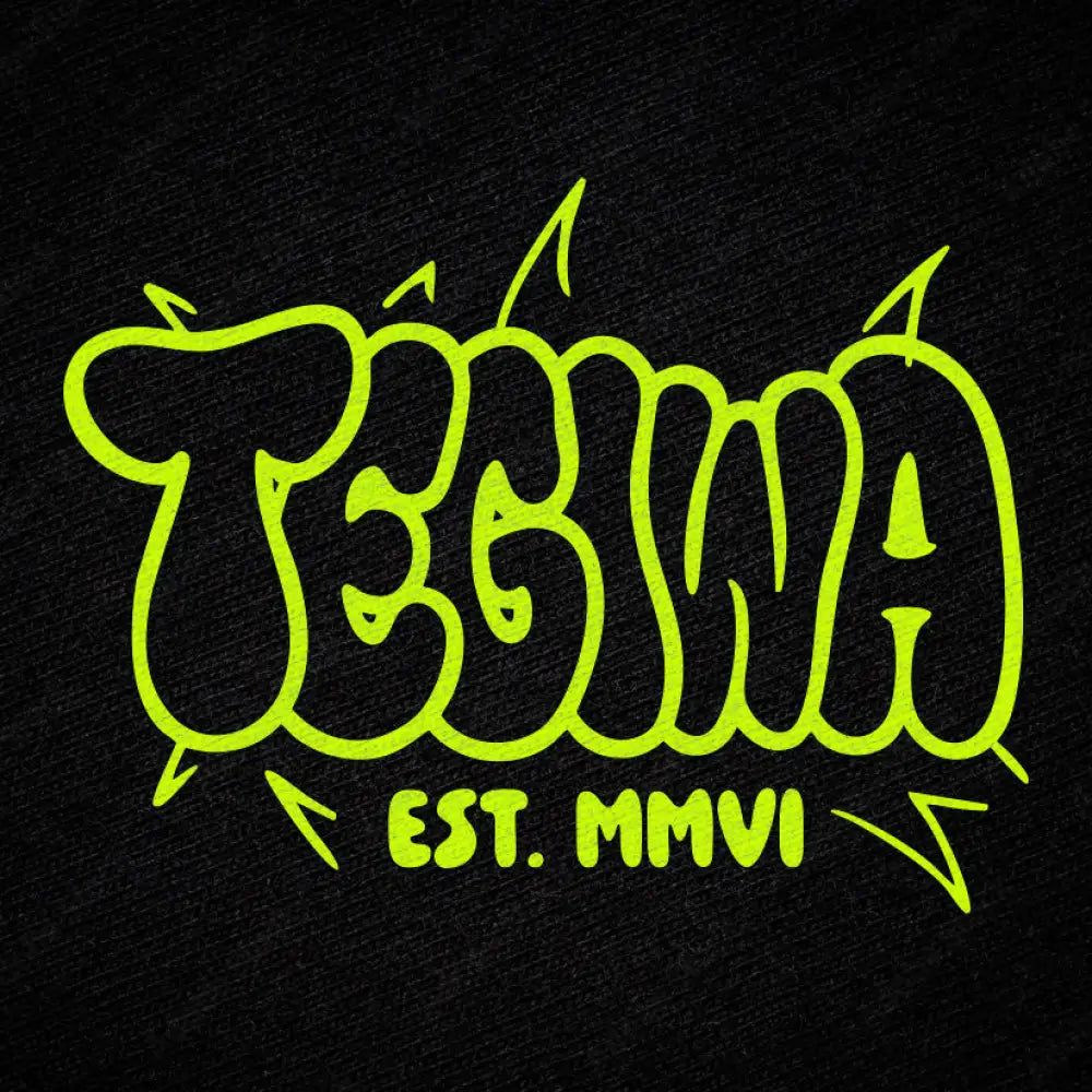 Tegiwa Graffiti Logo T-Shirt Black T-Shirts