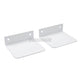 Tegiwa Race Boot Trainer Shoe Holder Wall Mount Fixture White - SET OF 2