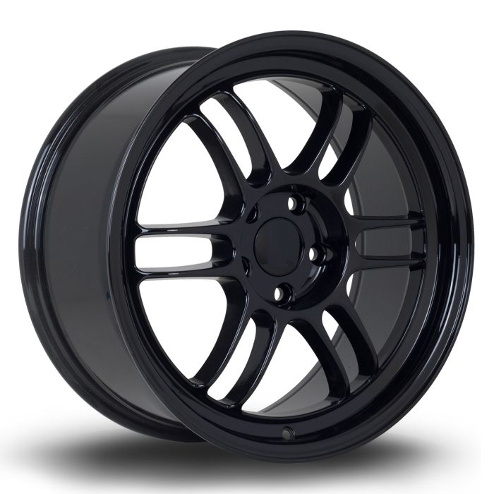 356 Wheels TFS3 Alloy Wheel 17x7.5 ET35 4x100 Black 67.1mm CB