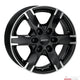ALUTEC Titan Alloy Wheel 18x8 ET53 6x139.7 Diamond Black Polished 93.1mm CB