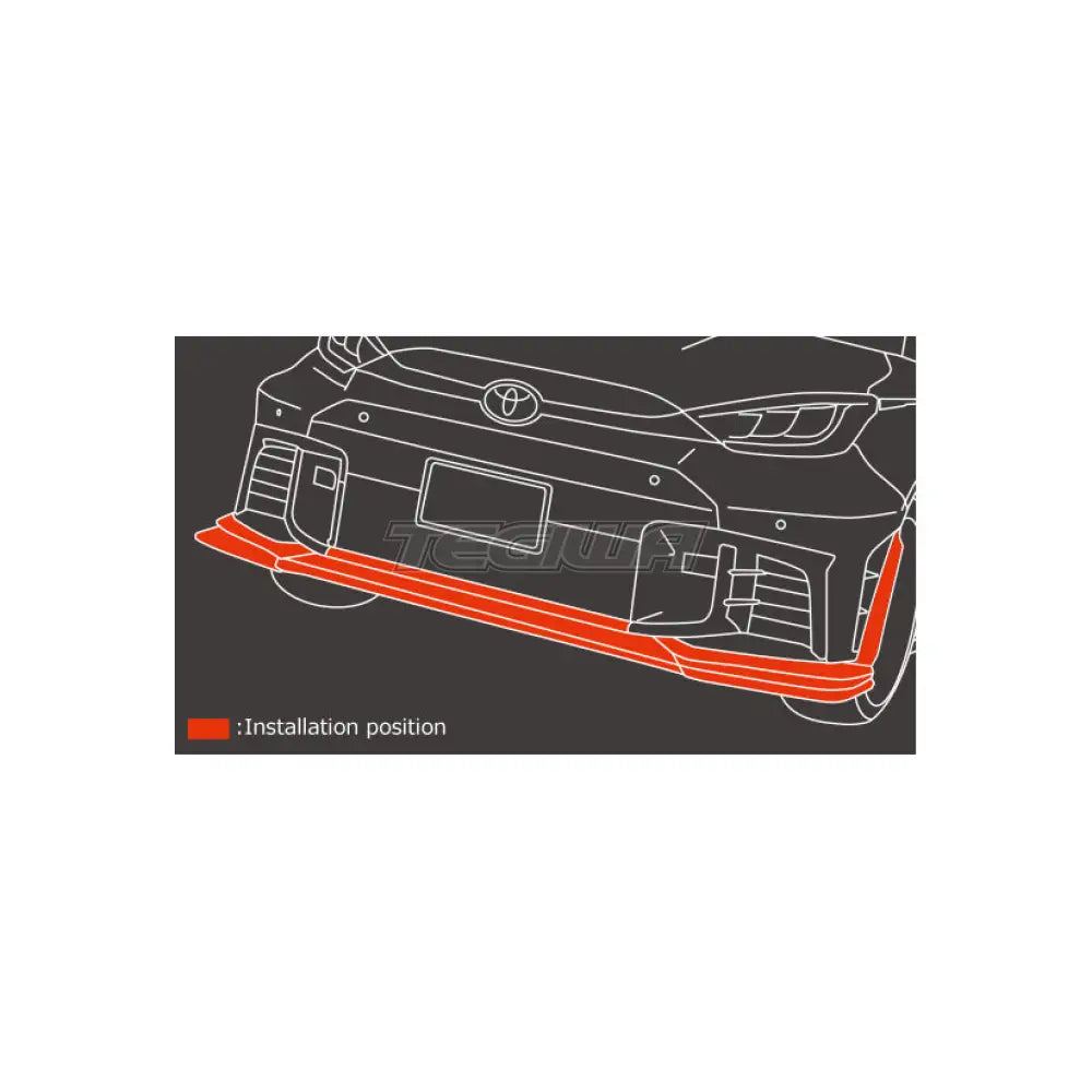 Trd Front Splitter Spoiler Toyota Gr Yaris 24 + Gen 2 Splitters Skirts & Diffusers
