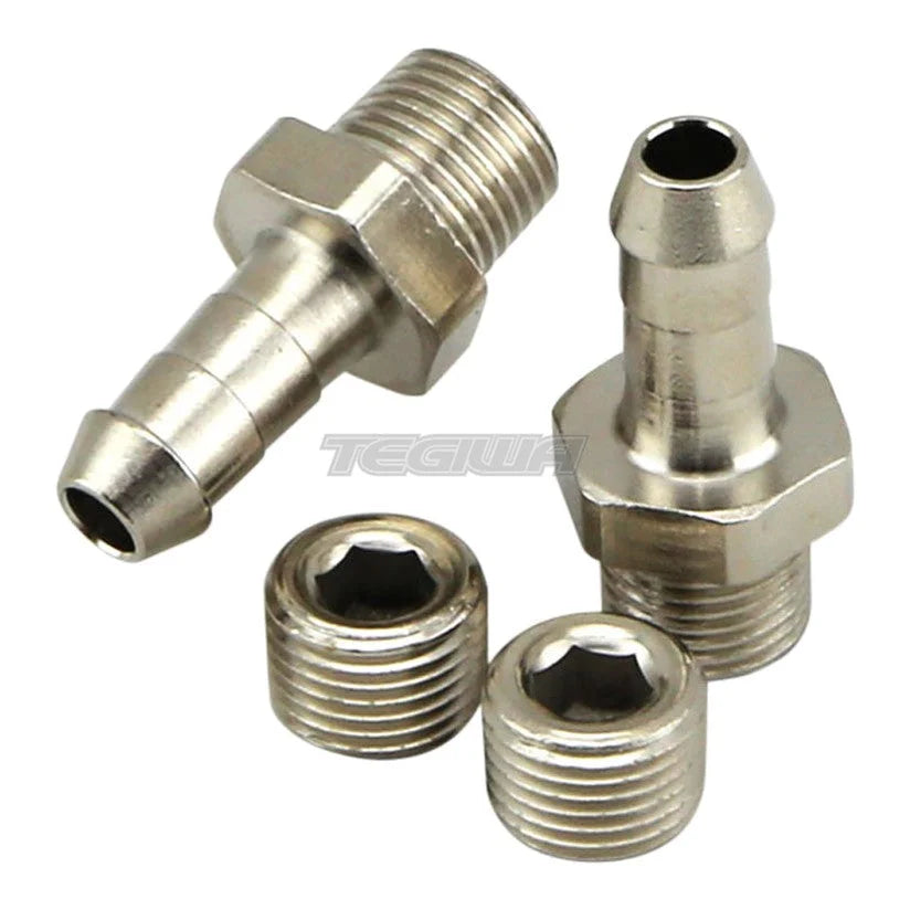 TurboSmart 1/8th NPT 6mm Hose Tail Fittings & Blanks
