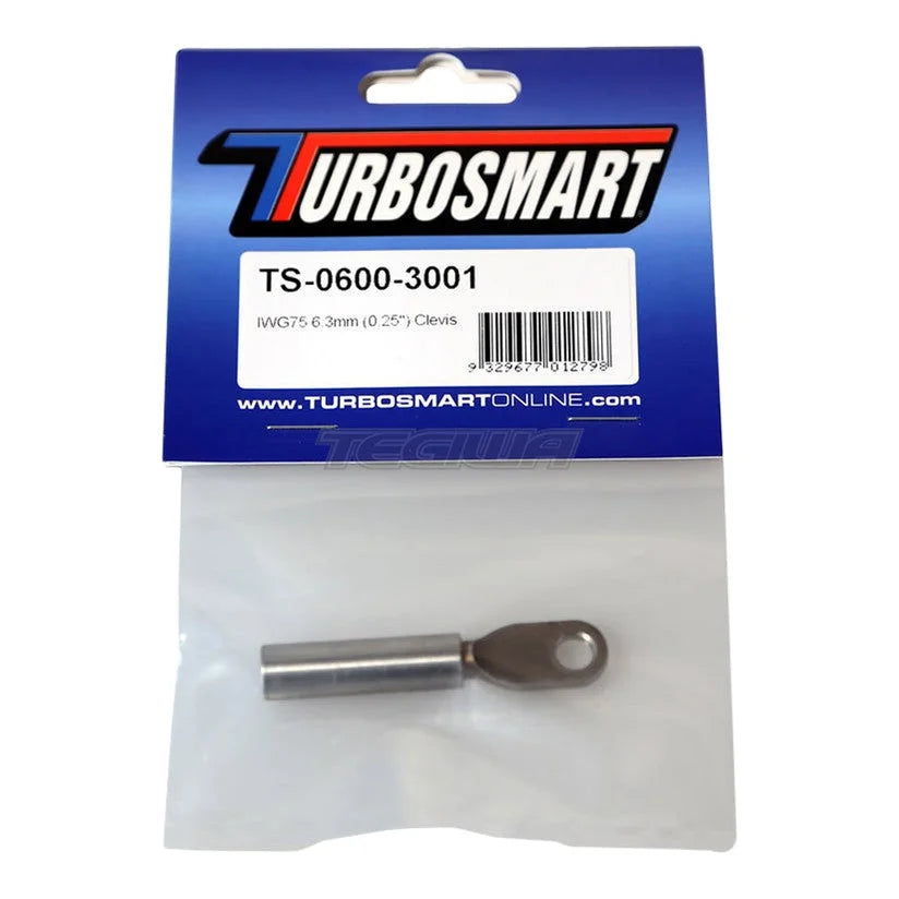 TurboSmart Clevis Suit IWG75 1/4" UNF thread 6.3mm Hole x 50mm