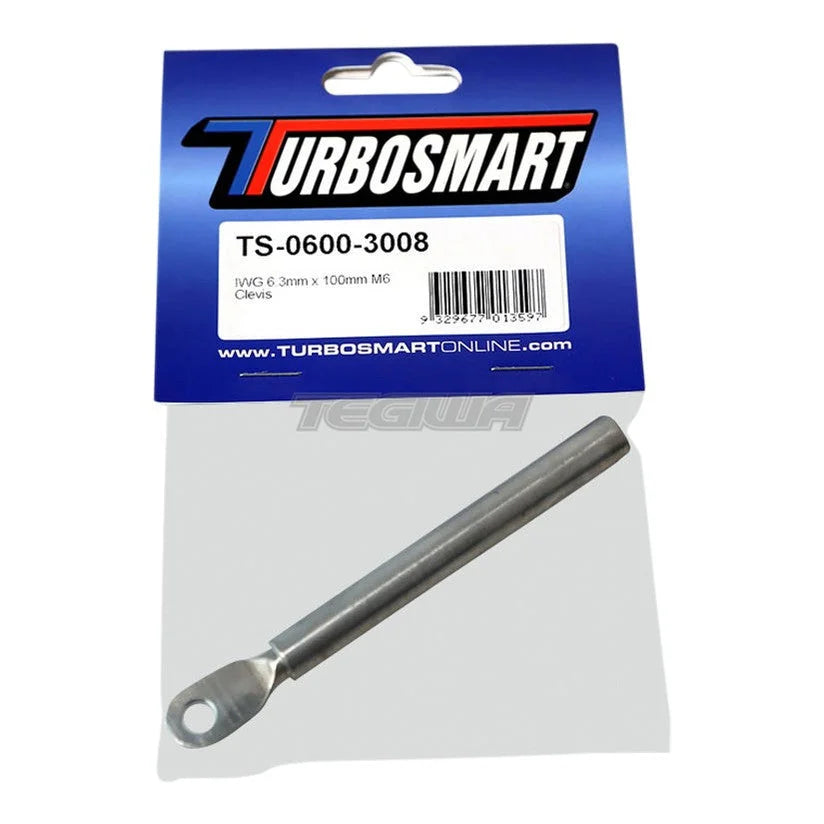 TurboSmart Clevis Suit IWG75 M6 Thread 6.3mm Hole x 100mm