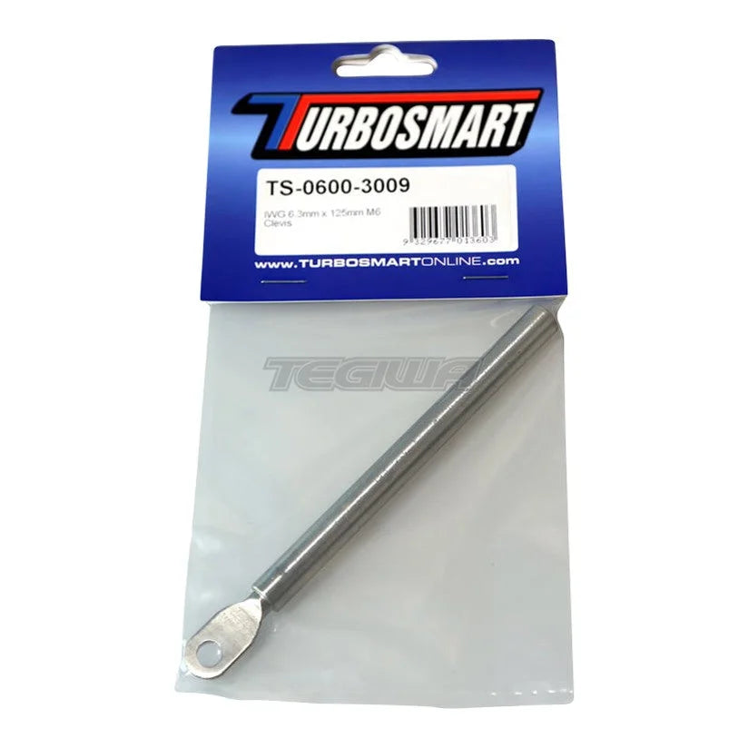 TurboSmart Clevis Suit IWG75 M6 Thread 6.3mm Hole x 125mm