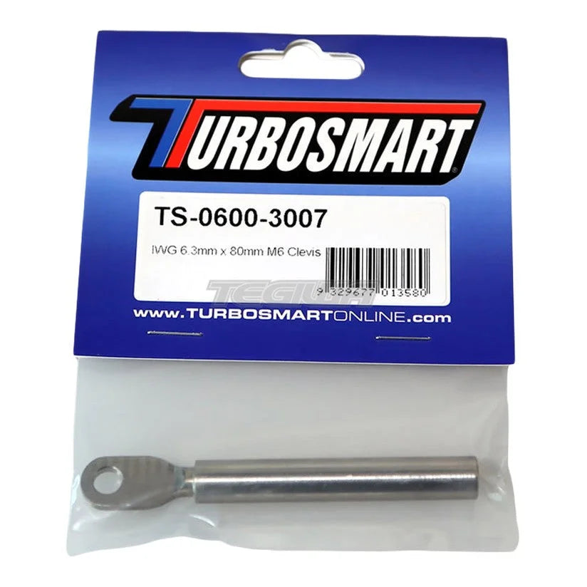 TurboSmart Clevis Suit IWG75 M6 Thread 6.3mm Hole x 80mm