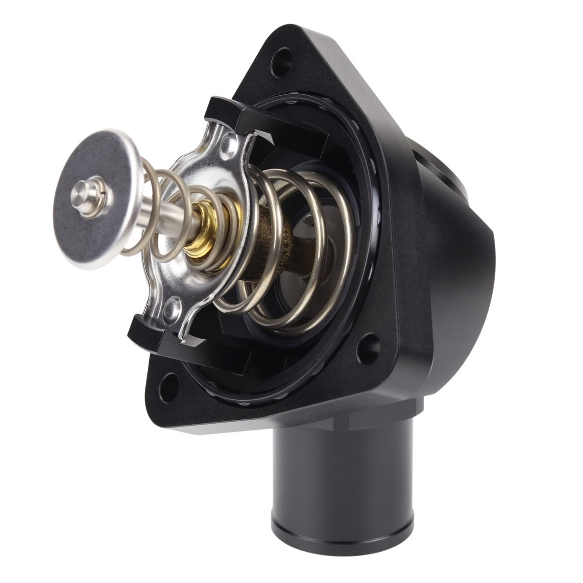 T7Design Swivel Neck Thermostat Housing Black Honda K-Series K20