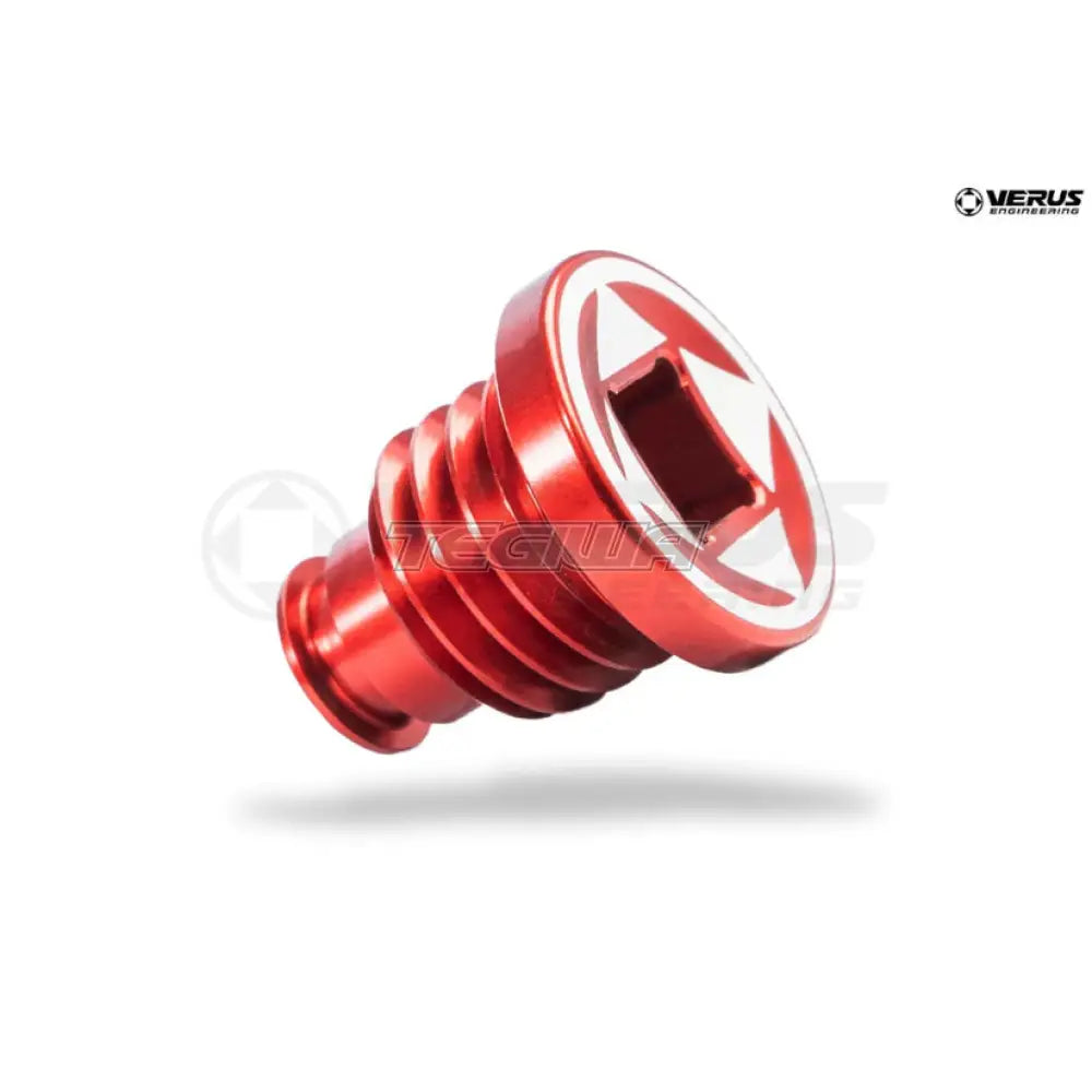 Verus Engineering Anodized Coolant Bleed Screw Toyota Gr Corolla Red Engine Bay