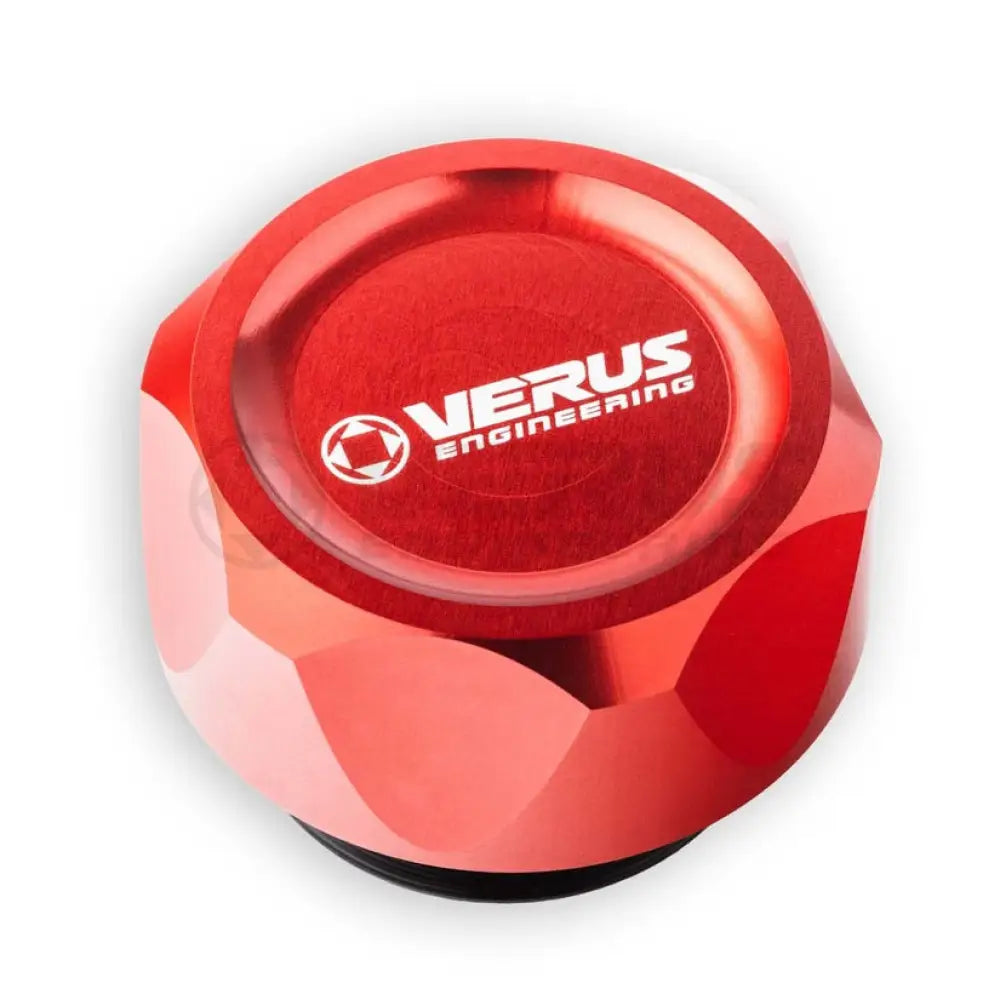 Verus Engineering Anodized Oil Cap Ford Mustang Shelby Gt350 Gt350R Gen2 Fhs / Red Engine Bay