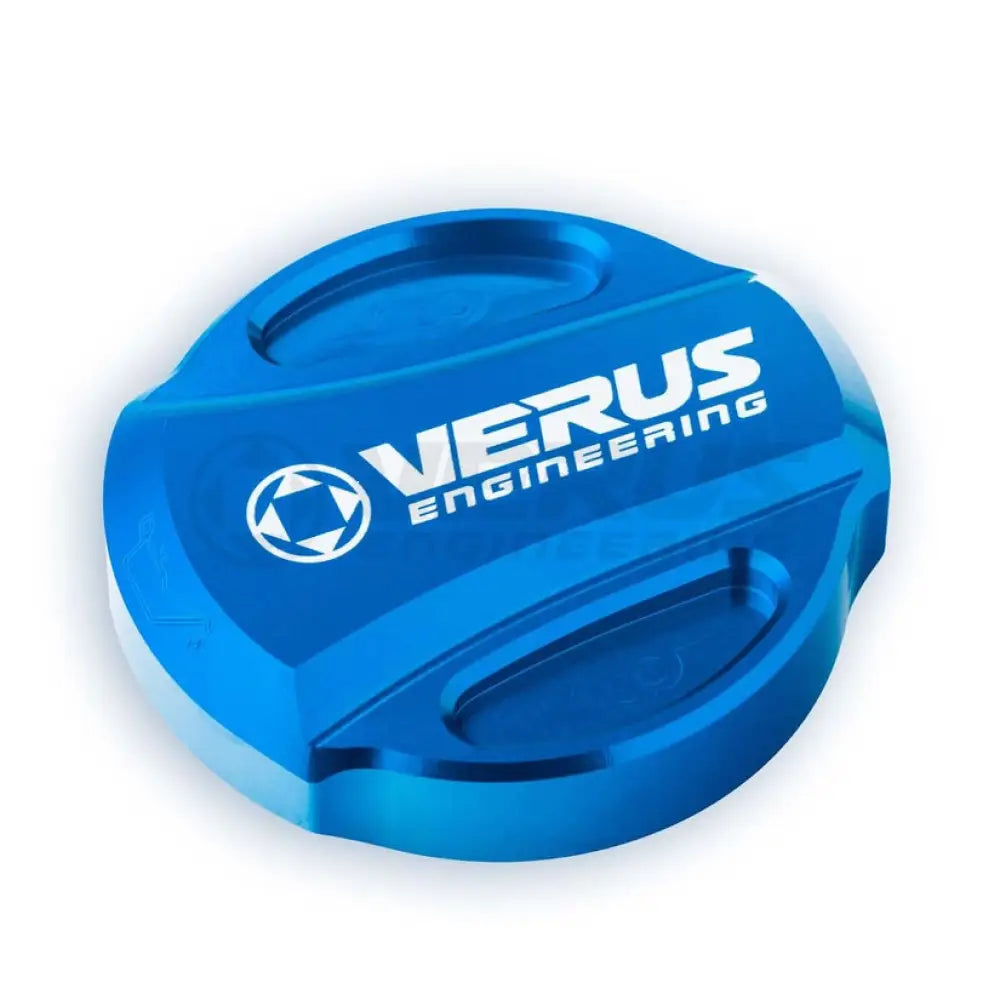 Verus Engineering Anodized Oil Cap Ford Mustang Shelby Gt350 Gt350R Gen3 Rla / Blue Engine Bay