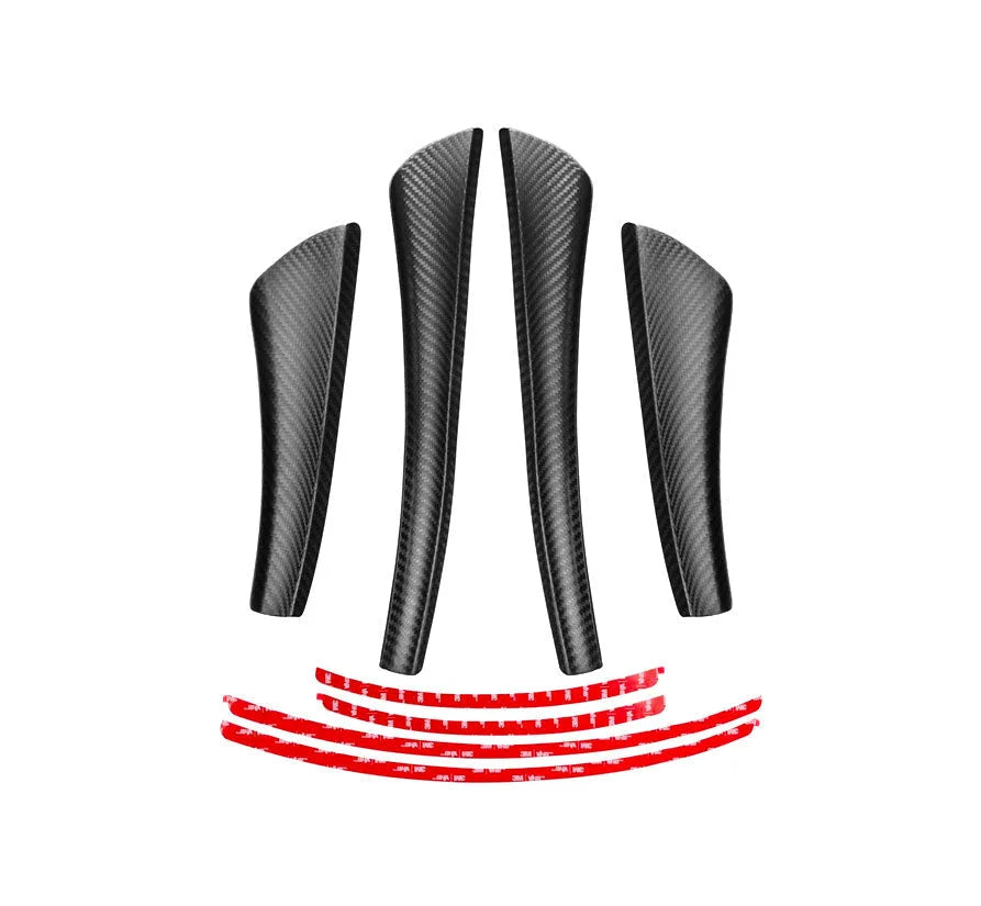 Verus Engineering Carbon Dual Element Dive Plane Canard Kit Porsche Cayman 718 GT4