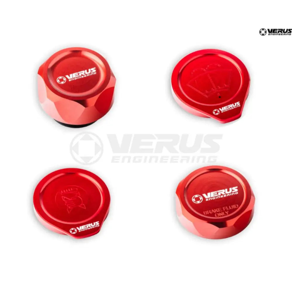 Verus Engineering Engine Bay Cap Kit Fhs Oil Anodized Subaru Wrx Vb