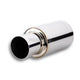 Vibrant Performance Polished Tpv Turbo Backbox 4In Inlet / 6.25In Round X 10In Single Wall Tip