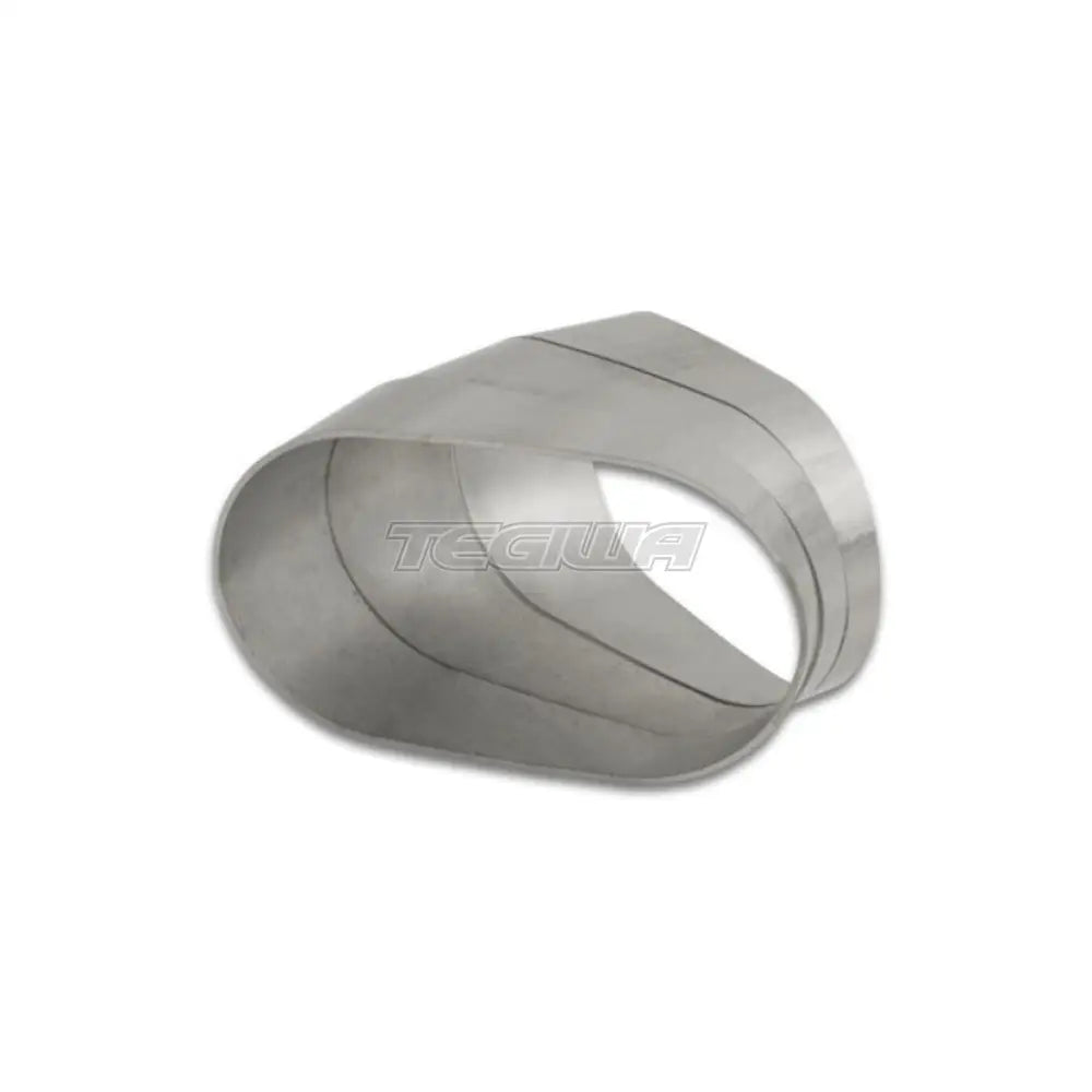 Vibrant Performance Stainless Steel Tubing Oval Pie Cuts 3.5In Nps / Horizontal Plane 3 At 15