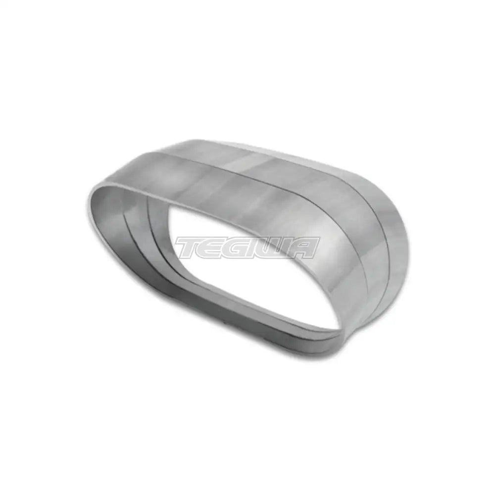 Vibrant Performance Stainless Steel Tubing Oval Pie Cuts 3In Nps / Vertical Plane 3 At 15 Degrees