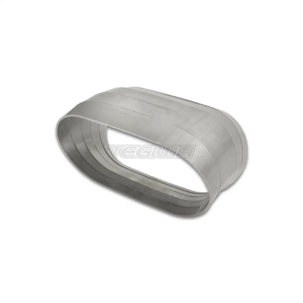 Vibrant Performance Stainless Steel Tubing Oval Pie Cuts 3In Nps / Vertical Plane 5 At 9 Degrees