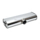 Vibrant Performance Streetpower Polished Backbox 3In Inlet / 4.9In X 8.5In 24In 2.5In Dual Outlet