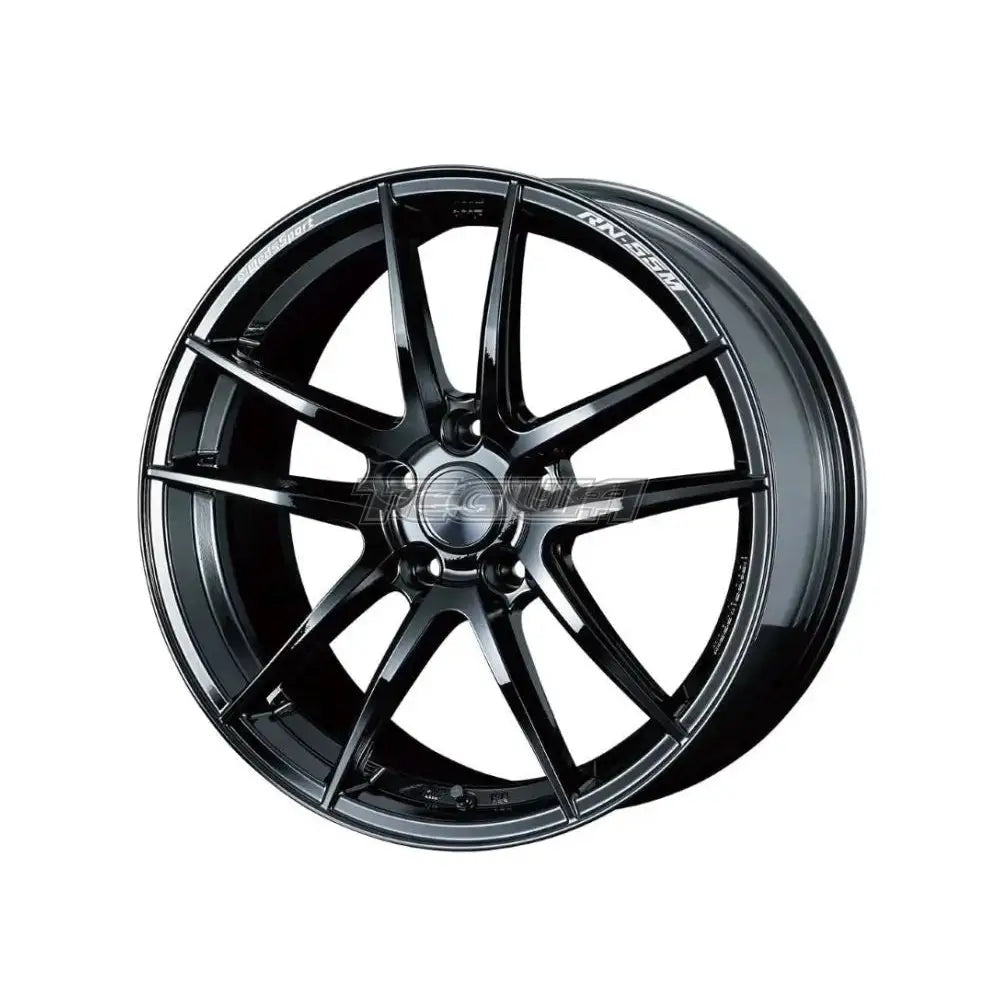 WedsSport RN-55M Alloy Wheel Gloss Black 18x7.5 ET45 5x114 Alloy Wheels