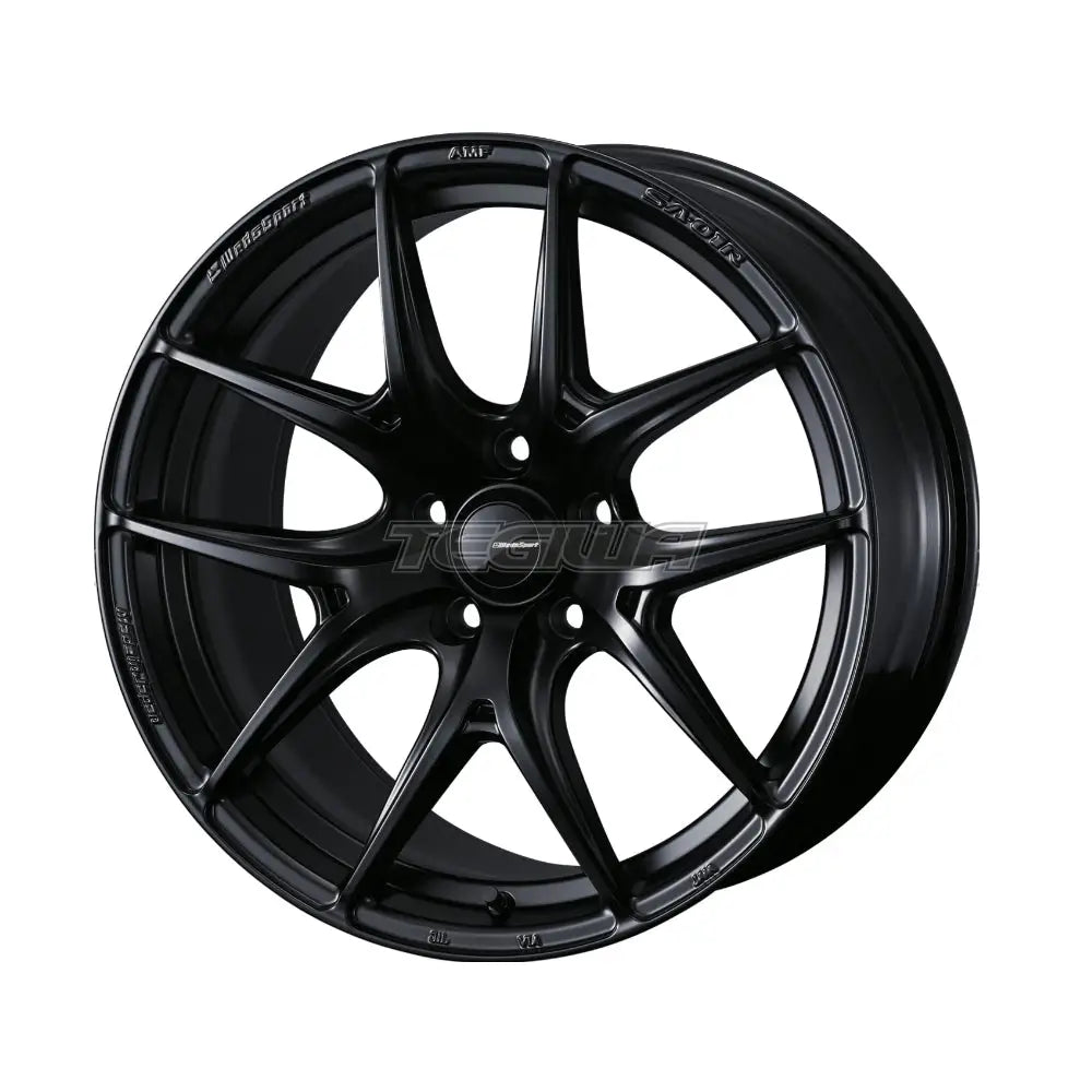 WedsSport SA-01R Alloy Wheel 18x9.5 ET38 5x114.3 73mm CB Matt Black Alloy Wheels