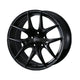 WedsSport SA-01R Alloy Wheel 18x9.5 ET45 5x114.3 73mm CB Matt Black Alloy Wheels