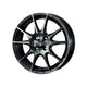 WedsSport SA-25R Alloy Wheel WBC 17x7 ET43 4x100 Alloy Wheels