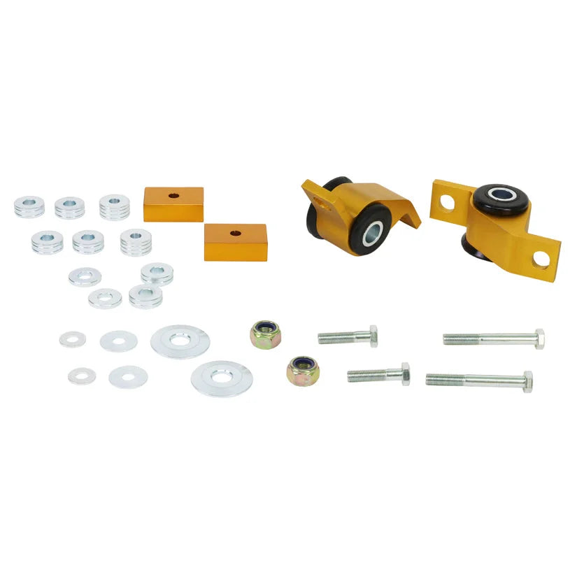 Whiteline Control Arm Bushing 0.5Deg Caster + Anti-Lift Standard Option Uses 85 Duro Subaru Impreza