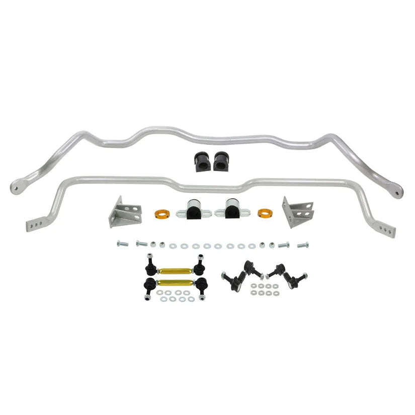 Whiteline Heavy Duty Front & Rear Anti-Roll Bar Kit Mitsubishi Lancer Evo 7-9 01-08 Bars