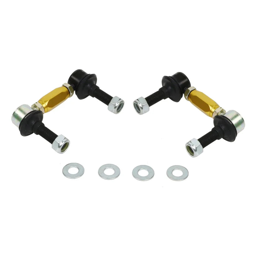 Whiteline Link Stabiliser Adjustable Extra Heavy Duty Nissan Navara D40 05 + Droplinks
