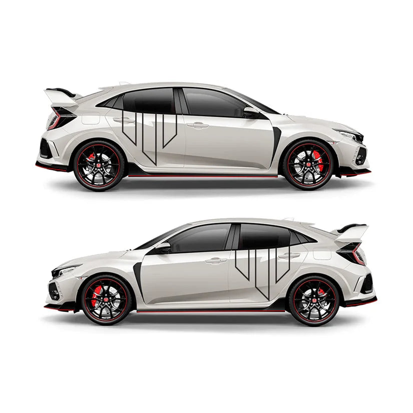 Whiteline Sticker Black Large H-795Mm X L-955Mm Decals & Stickers