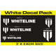 Whiteline Sticker White Decals & Stickers