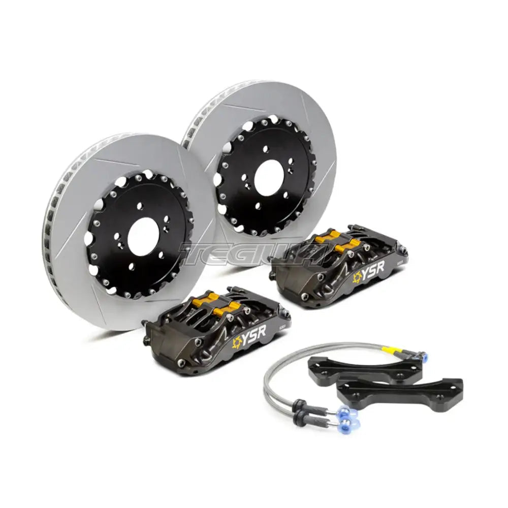 Yellow Speed Racing YSR 6 Pot YS600R Competition Front Big Brake Kit BBK Honda S2000 AP2 03-06
