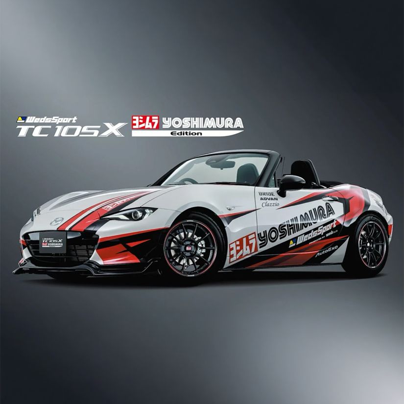 WedsSport TC-105X Yoshimura Alloy Wheel 16x7.5 ET36 4x100 Matt Black Mazda MX5 ND